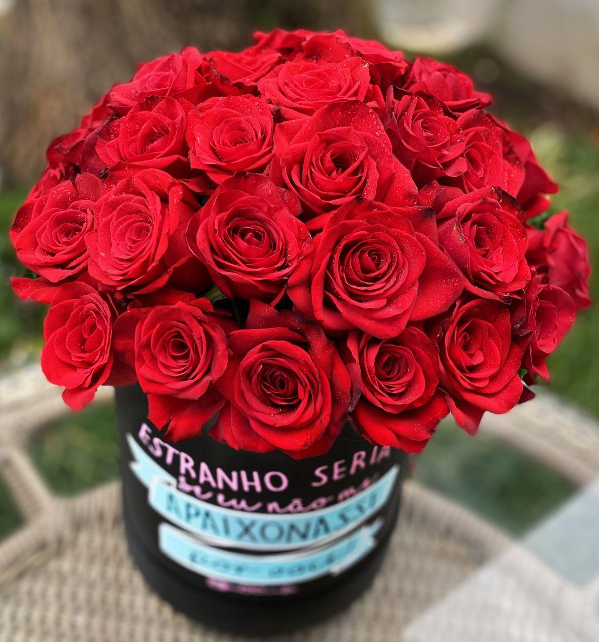 Box de 40 Rosas vermelhas