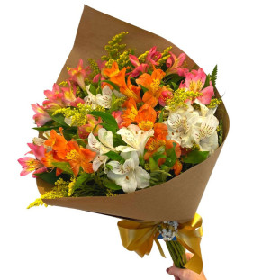 buquê com flores 