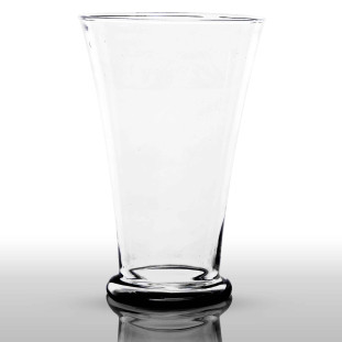 Vaso de vidro pequeno Barcelona P, elegante e transparente, para decoração