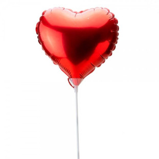 Balão Coração Vermelho M - Complemento