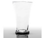 Vaso de vidro pequeno Barcelona P, elegante e transparente, para decoração