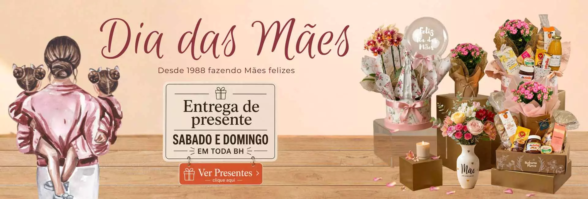 Dia das Mães Ikebana Flores 2026