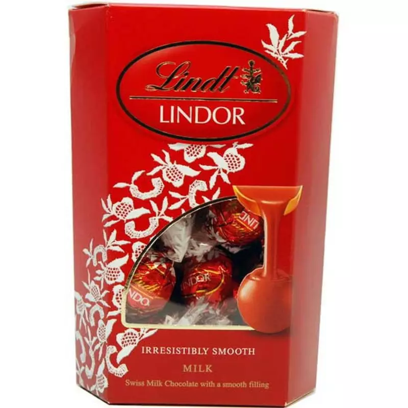 Caixa Lindt Lindor vermelha 75g - Complemento | Ikebana Flores