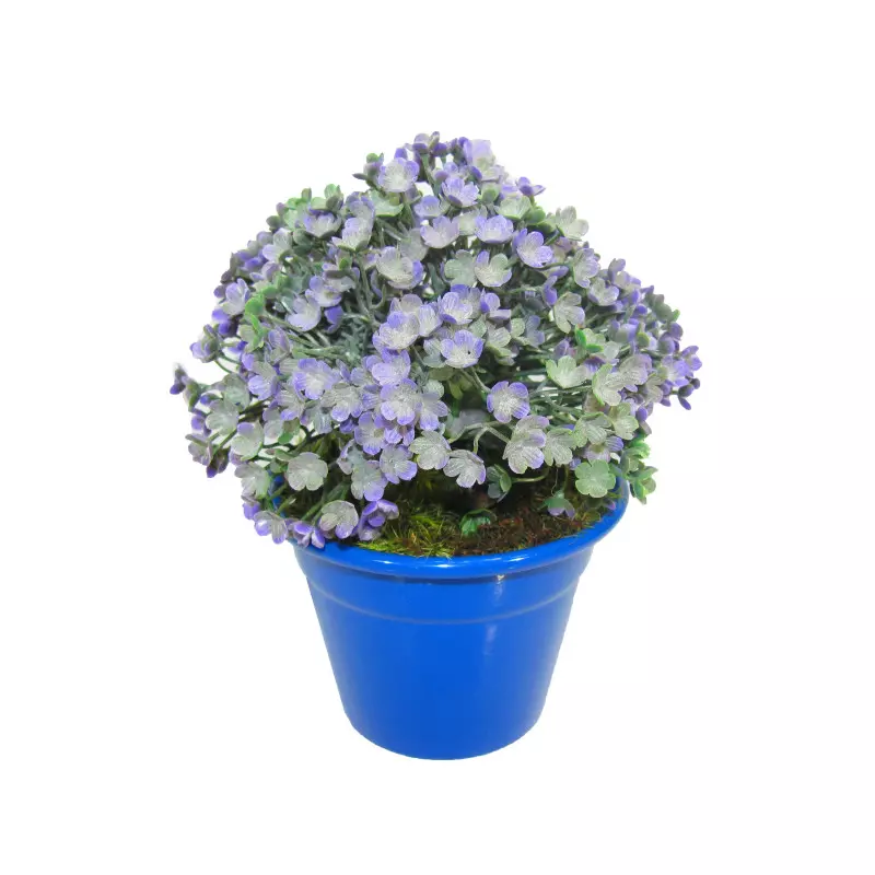 Vaso de planta artificial | Trevo azulentrega BH e para todo Brasil