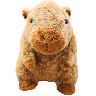 Capivara de pelúcia fofa e macia para presente