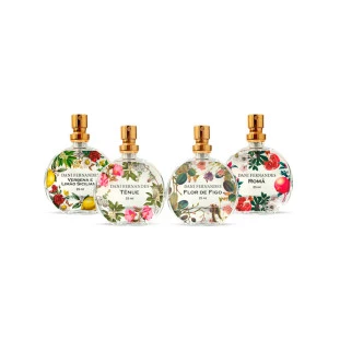 Kit Best Sellers Aromatizadores Dani Fernandes 25ml com quatro fragrâncias em edição especial - Flor de Figo, Romã, Tênue e Verbena Limão Siciliano