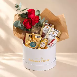 Cesta de Chocolate - Ferrero Rocher