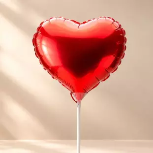 Balão Coração Vermelho M - Complemento