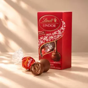 Caixa Lindt Lindor Vermelha 75g - Complemento
