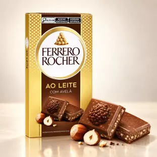 Ferrero Chocolate Ao Leite com Avelã - Complemento