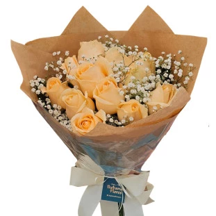 Buquê de rosas Chá.
