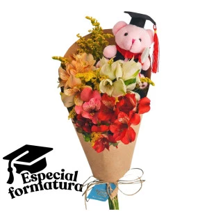 Buquê Formatura com Astromélia P