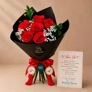 Kit Akai Ito com Rosas Vermelhas