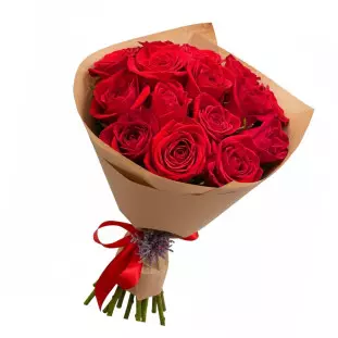 Buquê Rubi Papel kraft