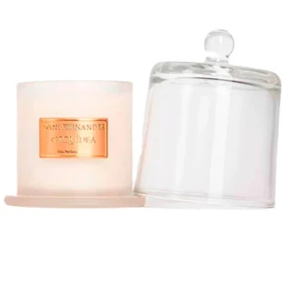 Vela Perfumada Orquídea 170g Dani Fernandes com cúpula de vidro edição especial