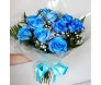 buque de rosas azul