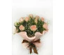Bouquet Italiano de Doze Rosas Chá - Visão Panorâmica