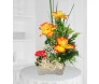 Ikebana Rosas Colombianas Bicolor