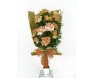 Buquê com dez rosas chá