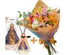 buquê de flores astromélias com difusor de aromas dani fernandes