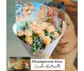 buquê inspirado na obra de arte nascimento de vênus de sandro botticelli