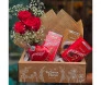 Cestas de chocolates com flores