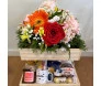 flores e chocolates