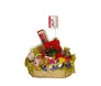Cesta de Chocolate com Kalanchoe