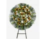 Coroas de flores com girassol