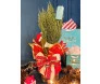 pinheiro de natal natural com embalagem natalina