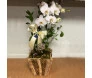 Orquídea no Cachepot de madeira