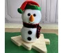 boneco de neve de pelúcia