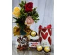 Combo romântico par presente com Flores