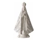 Imagem de Nossa Senhora Aparecida com manto perolado artesanal de 15cm em gesso