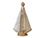 Imagem de Nossa Senhora Aparecida Dourado com manto bordado - 22cm