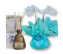 presente elegante com orquídea phalaenopsis e aromatizador floral