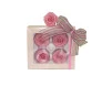 Quatro rosas cor rosa preservadas BH MG