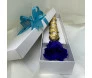 rosa preservada azul