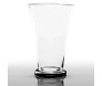 Vaso de vidro pequeno Barcelona P, elegante e transparente, para decoração